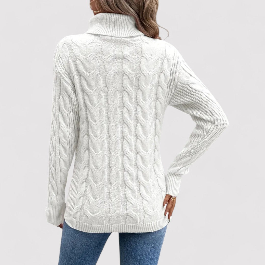 Women's Warm Knitted Turtleneck Sweater