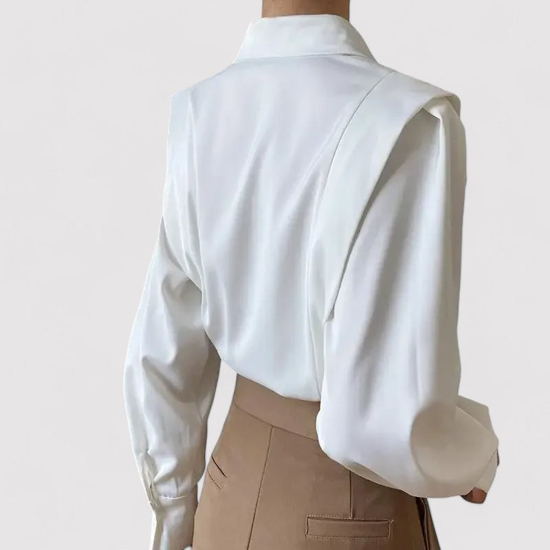 Elegant Long-Sleeved Blouse