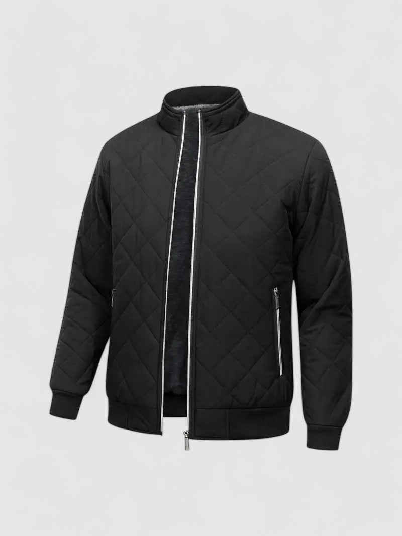Men’s Quilted Zip-Up Jacket