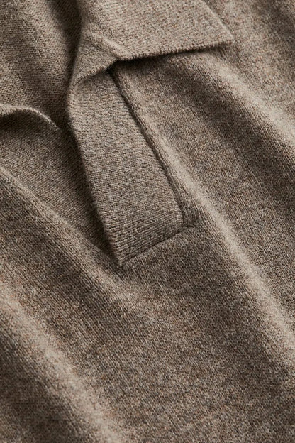 Old money Men's Long Sleeve Polo Sweater