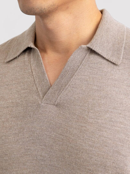 Old money Men's Long Sleeve Polo Sweater