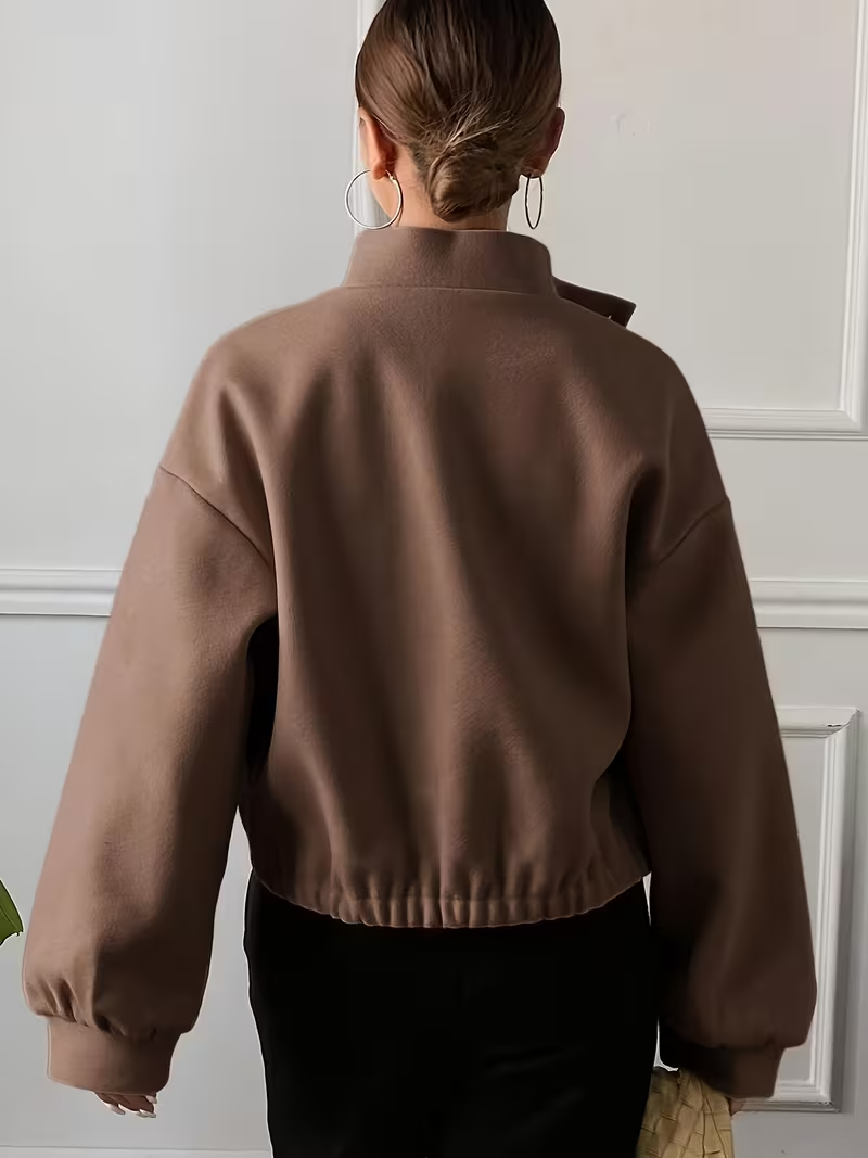 Women’s Vintage Style Button-Up Jacket